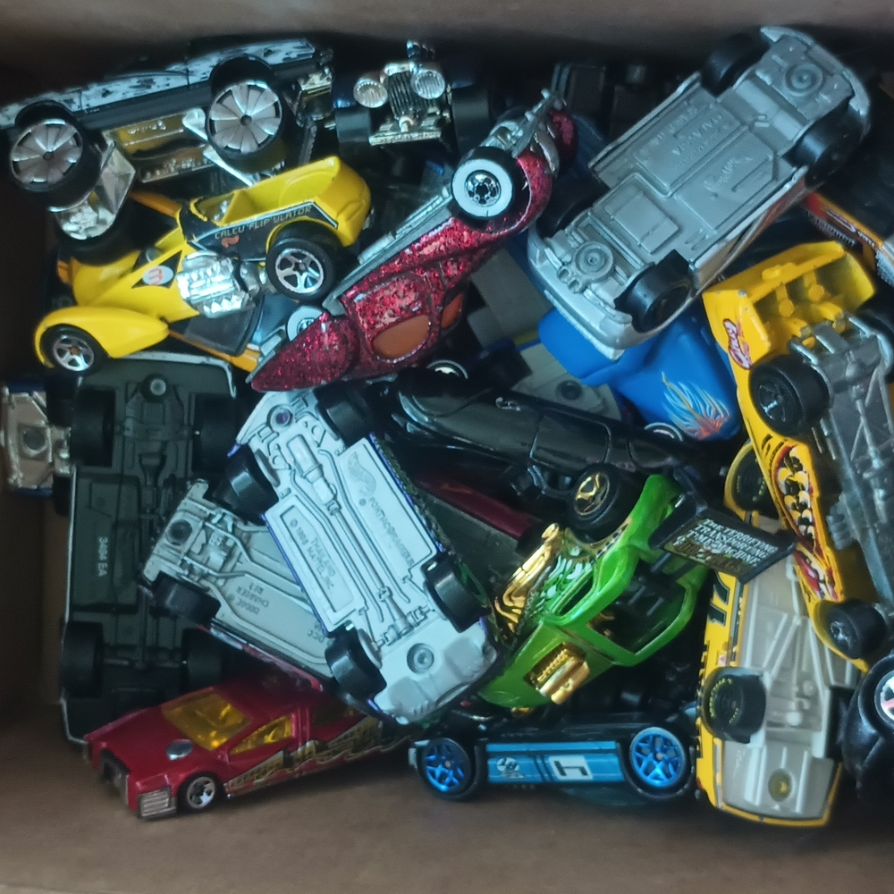 Assorted Die-Cast Toy Cars Set